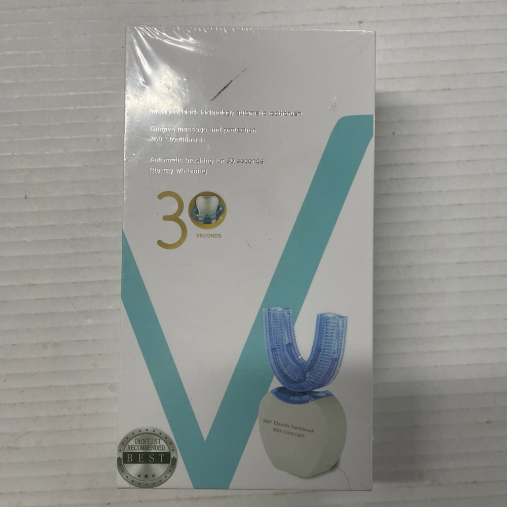 V-White Electric Toothbrush Adults - Ultrasonic U-Shaped Toothbrushes for Teeth